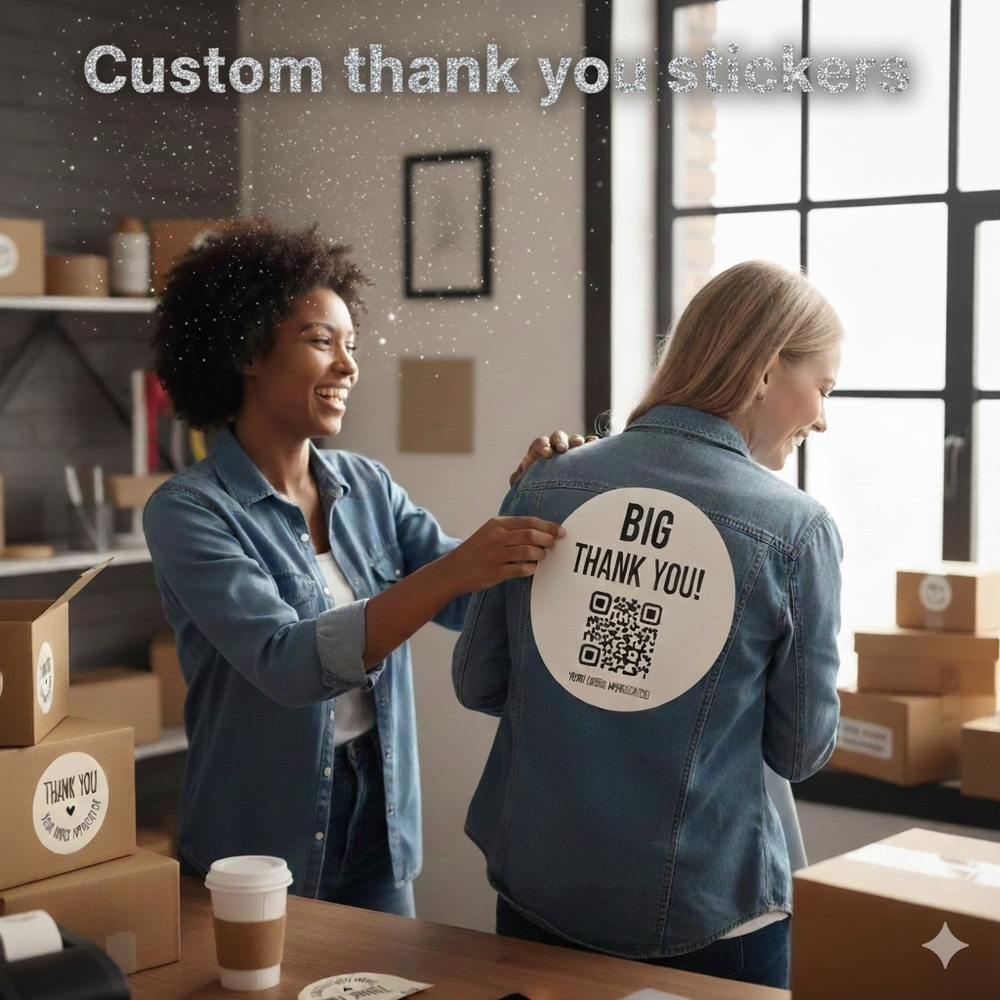 Givvy Only Thank You Stickers